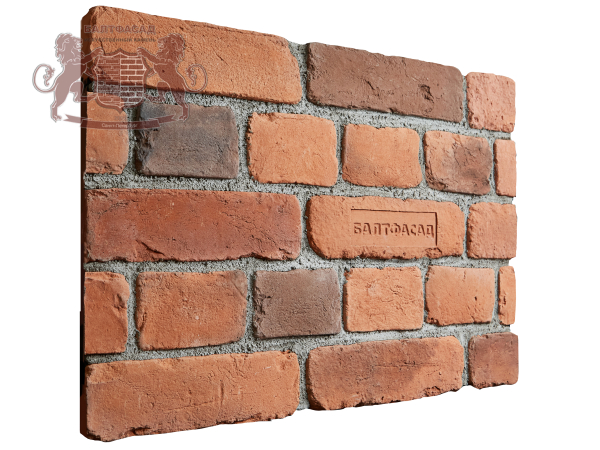 Декоративный искусственный камень Старый кирпич 1042