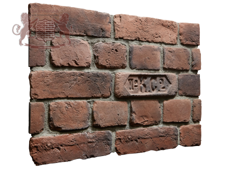 Декоративный искусственный камень Старый кирпич 1052