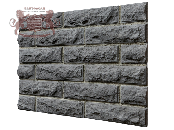 Декоративный искусственный камень Колотый кирпич 1002