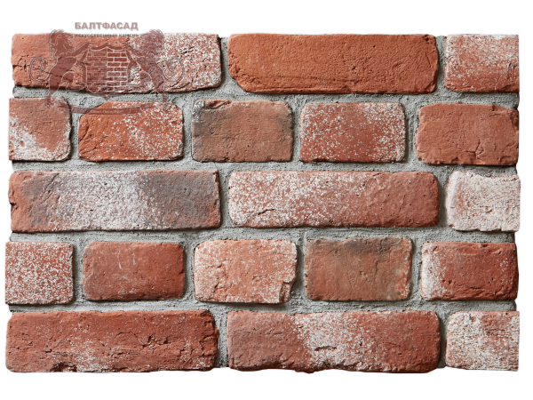 Декоративный искусственный камень Старый кирпич 1043